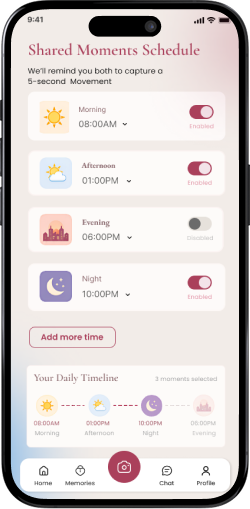 Parallel daily reminders screen