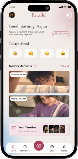 Parallel private home screen
